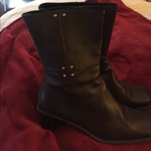 Great Cane Chocolate Brown mid calf zip up Boot